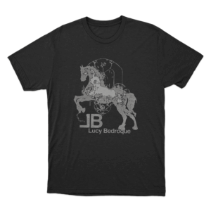 Unmusique Lucy Bedroque Horse Unisex T Shirt Black